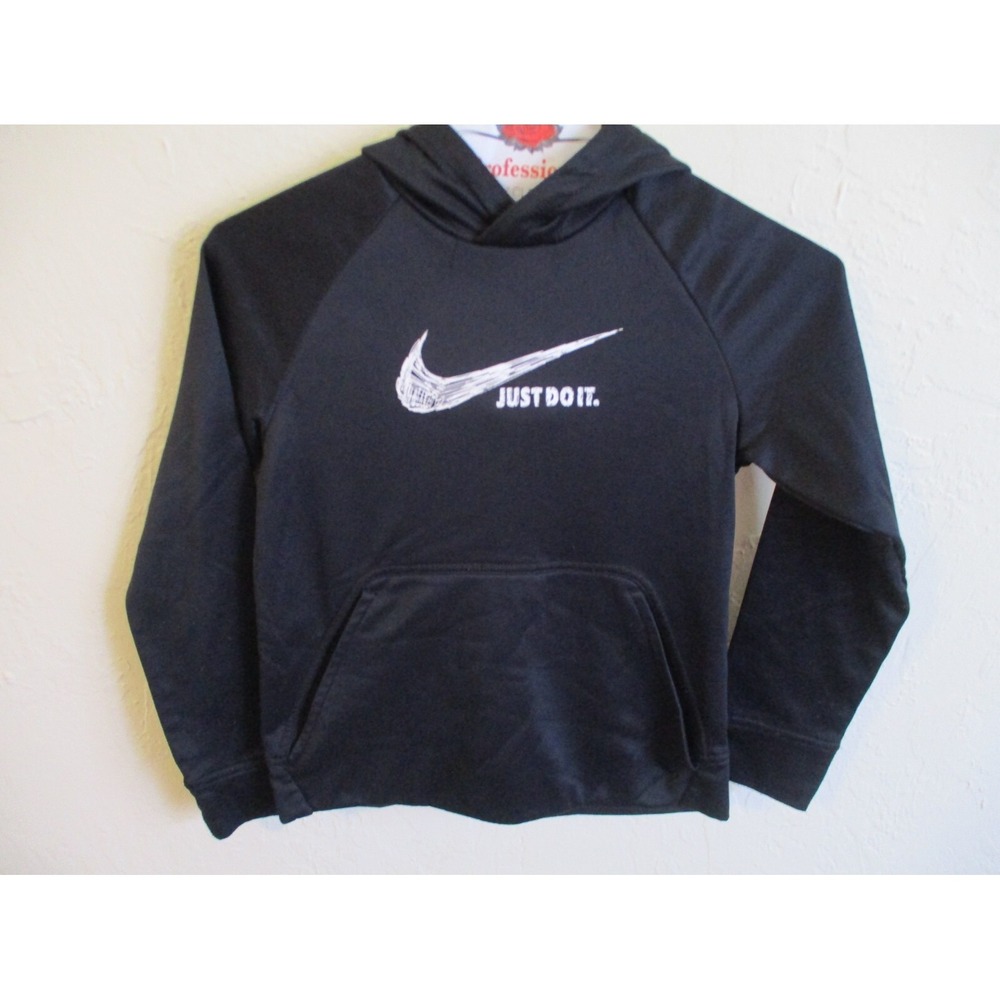 Nike Boy's Therma GFX Pullover Hoodie cu8985 Size Small Just Do It